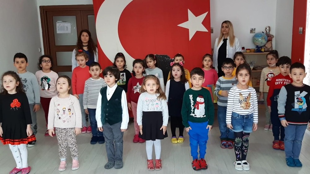 Anaokulu öğrencilerinden Mehmetçiğe oratoryolu destek