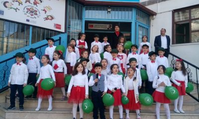 İlkokul öğrencileri ’Yeşilay Haftası’nı kutladı