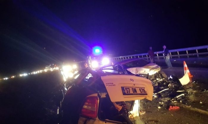 Sinop’ta trafik kazası: 4 ölü, 6 yaralı