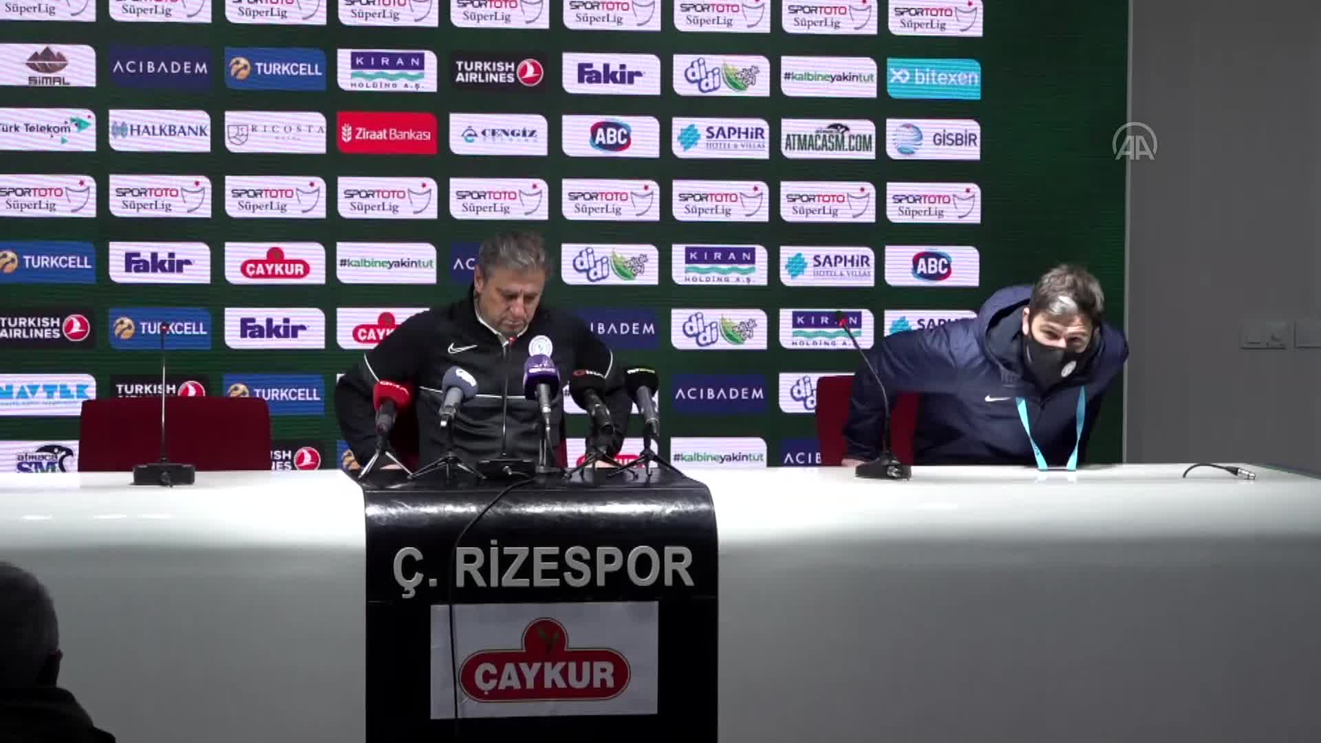 Çaykur Rizespor-Antalyaspor maçının ardından