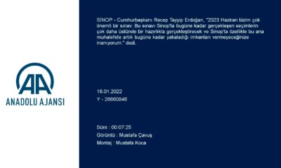 Cumhurbaşkanı Erdoğan, partisinin Sinop’taki toplantısına telefonla bağlandı: