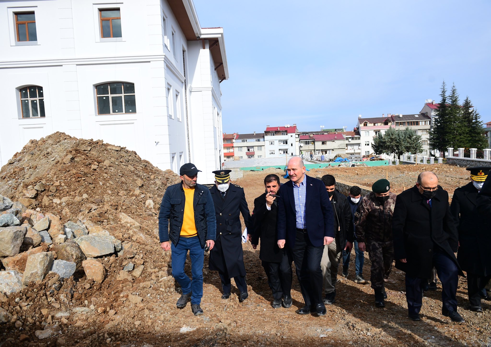 İçişleri Bakanı Soylu, Trabzon’da incelemelerde bulundu
