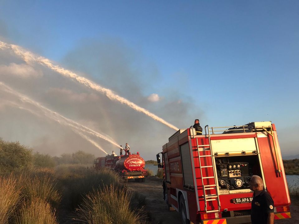 Samsun’da itfaiye ekipleri yangınlara ortalama 6 dakikalık varış süresi ile müdahale etti