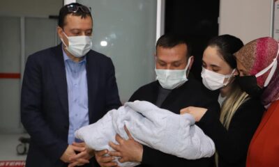 Trabzon’da yeni yılın ilk bebeği dünyaya geldi