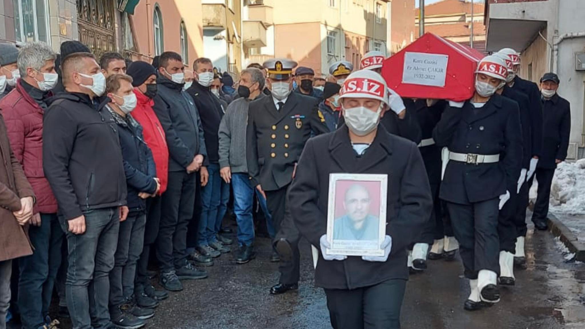 Zonguldak’ta vefat eden Kore gazisi son yolculuğuna uğurlandı