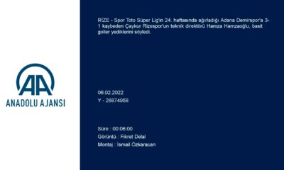 Çaykur Rizespor-Adana Demirspor maçının ardından