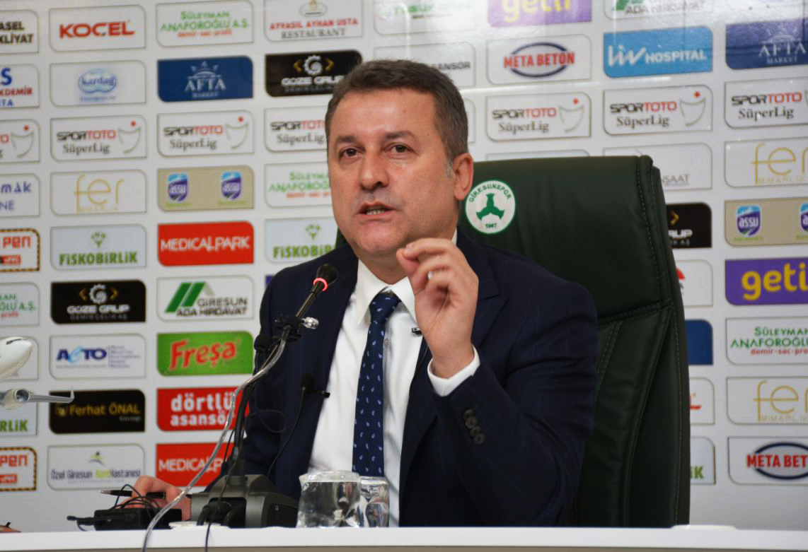 Giresunspor Kulübü Başkanı Karaahmet: “Tarihin en büyük yalnızlığını yaşıyoruz”