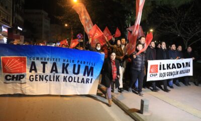 Samsun’da vatandaşlar Atatürk Anıtı’ndaki nöbetini sürdürüyor