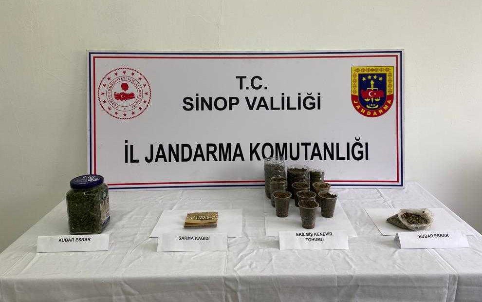 Sinop’ta uyuşturucu operasyonunda yakalanan zanlı tutuklandı
