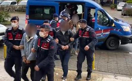Trabzon’da kablo çaldıkları iddiasıyla 8 şüpheli yakalandı