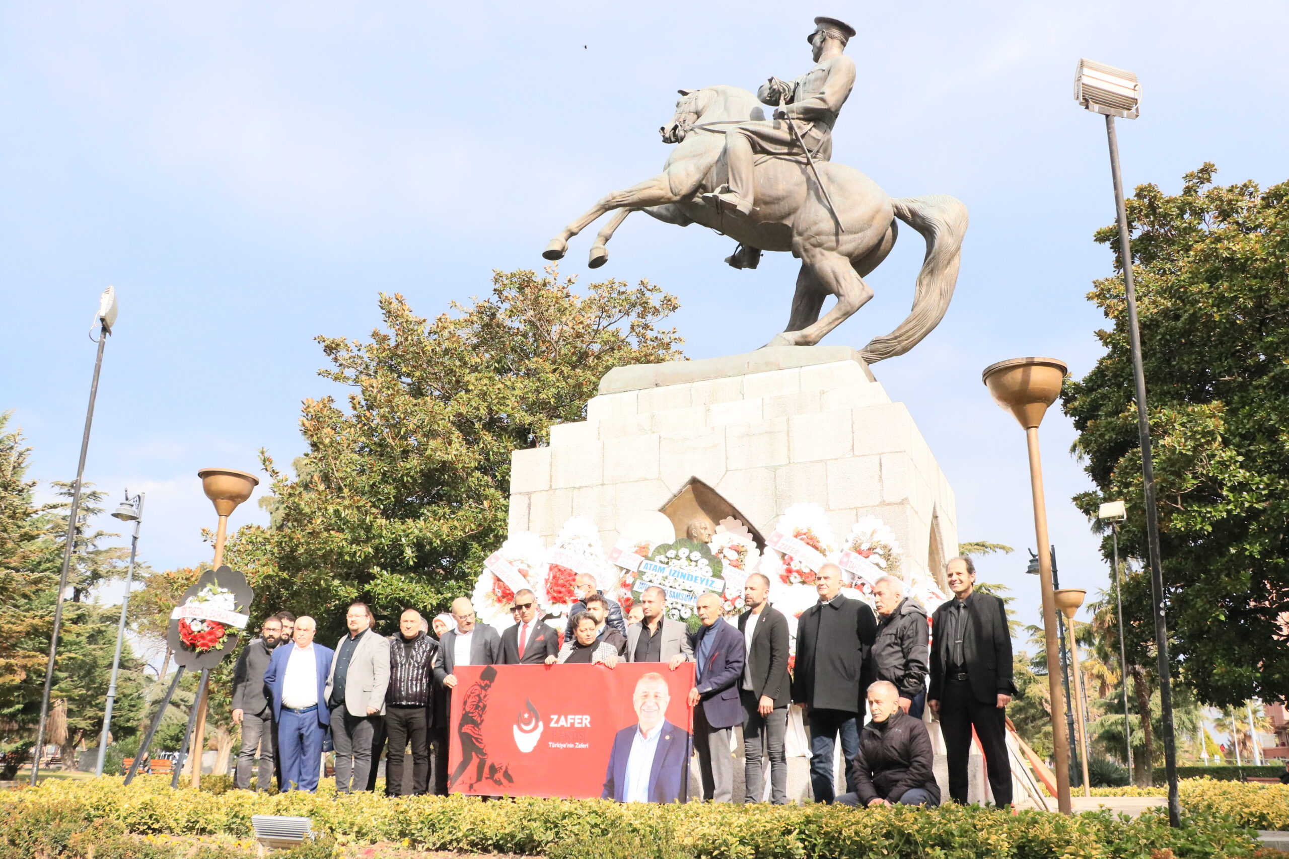 Zafer Partisinden Samsun’daki Atatürk Anıtı’na saldırıya tepki