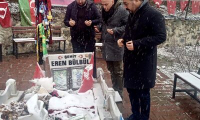 Antalyaspor’dan şehit Eren Bülbül ile Özkan Sümer’in mezarlarına ziyaret