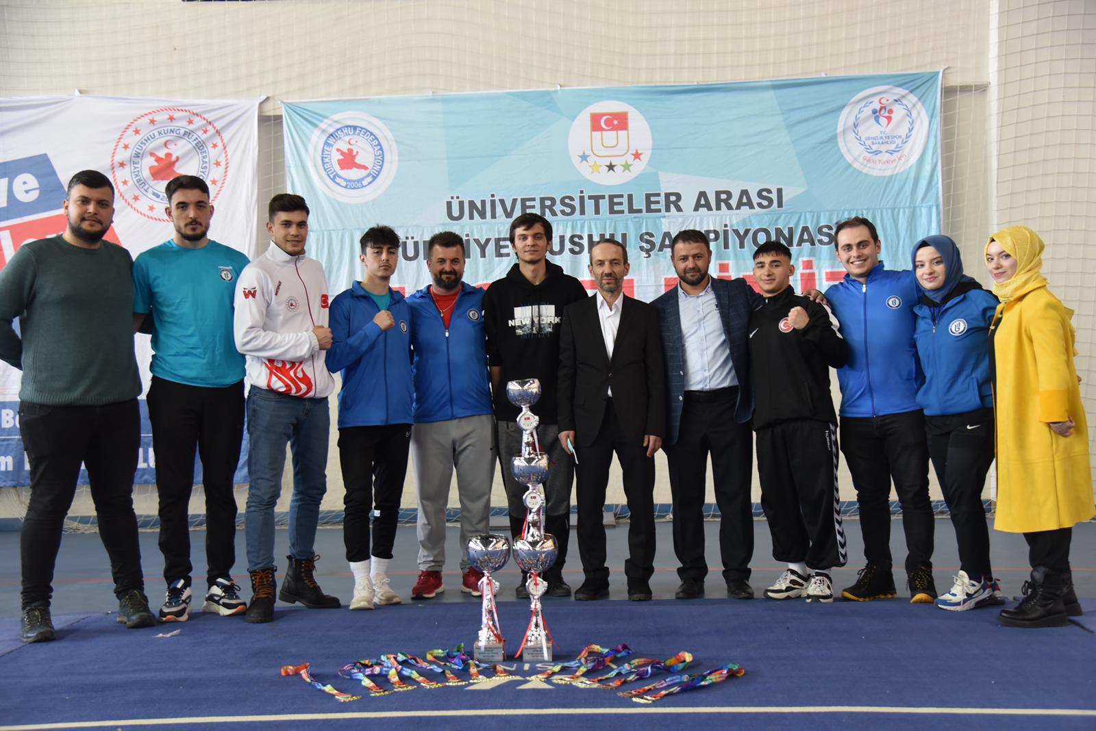 Bartın Üniversitesi, Wushu Türkiye Şampiyonası’nda 8 madalyayla birinci oldu