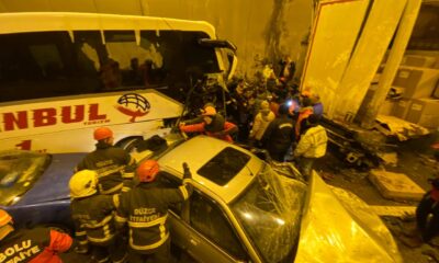 GÜNCELLEME – Anadolu Otoyolu’nun İstanbul yönü kaza nedeniyle ulaşıma kapandı