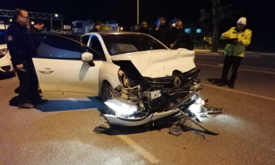 Ünye’de otomobillerin çarpıştığı kazada 1 kişi yaralandı