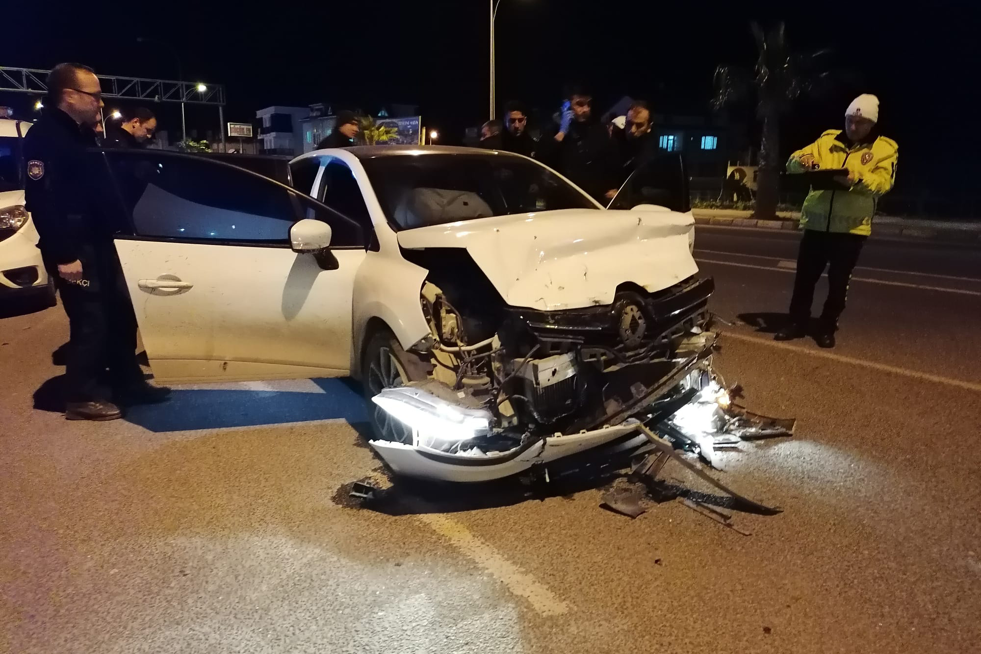 Ünye’de otomobillerin çarpıştığı kazada 1 kişi yaralandı