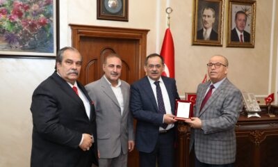Anadolu Basın Birliği Genel Sekreteri ve Samsun Şube Başkanı Samsun BŞB Başkanını Ziyaret Etti