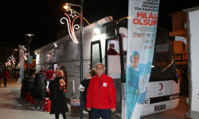Havza’da Türk Kızılay 85 ünite kan bağışı topladı