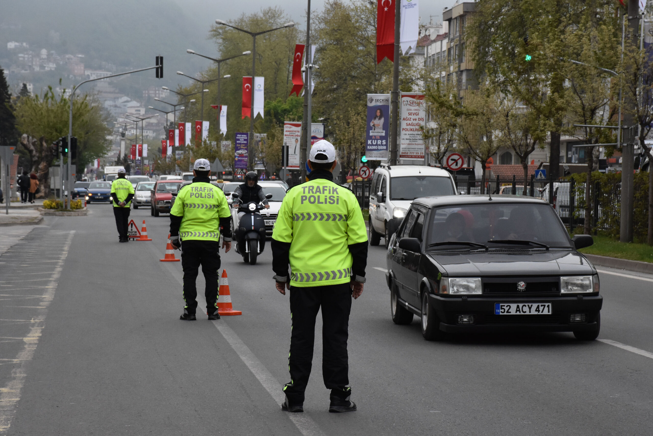 Ordu ve Trabzon’da bayram öncesi trafik denetimi