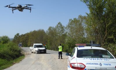 Samsun’da bayram öncesi dron destekli trafik denetimi yapıldı