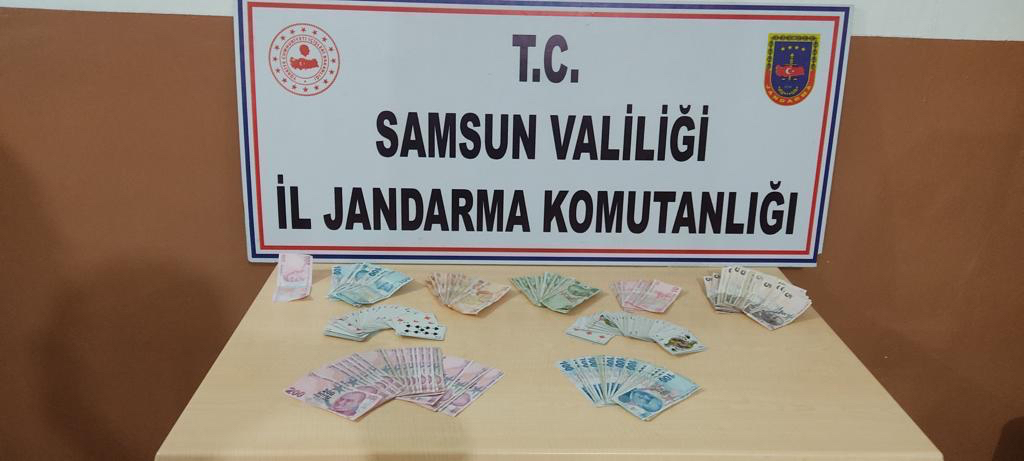 Samsun’da kumar oynayan 7 kişiye 21 bin 828 lira ceza verildi