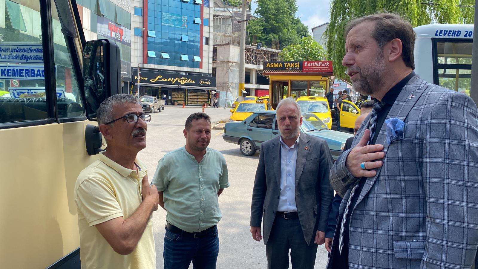 Yeniden Refah Partisi Genel Başkan Yardımcısı Çolak, Zonguldak’ta esnafla buluştu