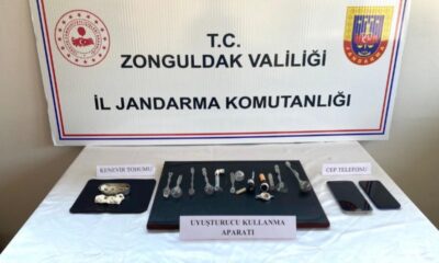 Zonguldak’ta uyuşturucu operasyonunda 3 şüpheli tutuklandı