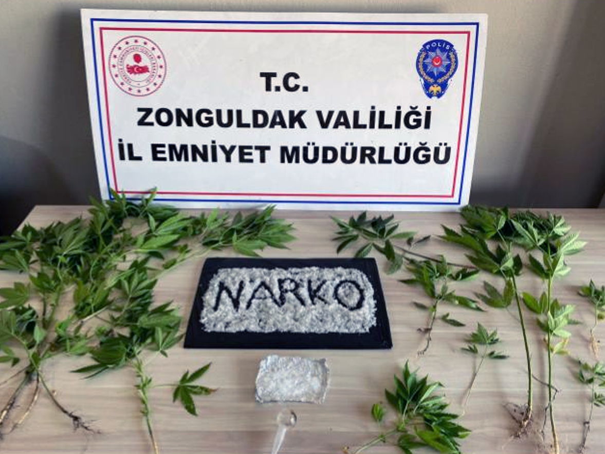 Zonguldak’ta uyuşturucu operasyonunda bir şüpheli tutuklandı
