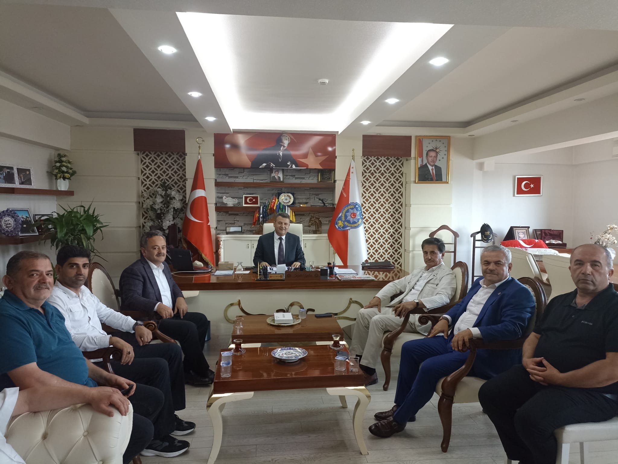 AK Parti Karabük heyetinden Emniyet Müdürü Yırtar’a ziyaret