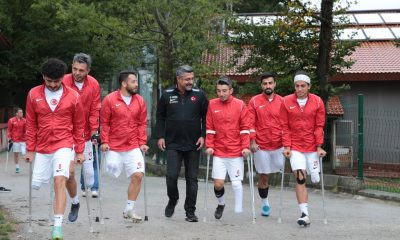 Ampute Futbol Milli Takımı Dünya Kupası hazırlıklarını Bolu’da sürdürüyor
