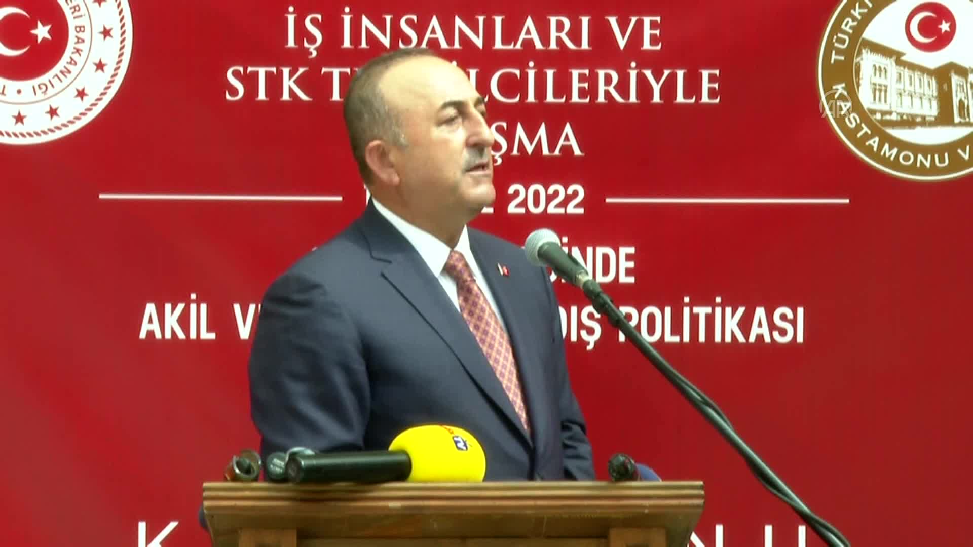 Dışişleri Bakanı Çavuşoğlu, Kastamonu’da konuştu: (1)