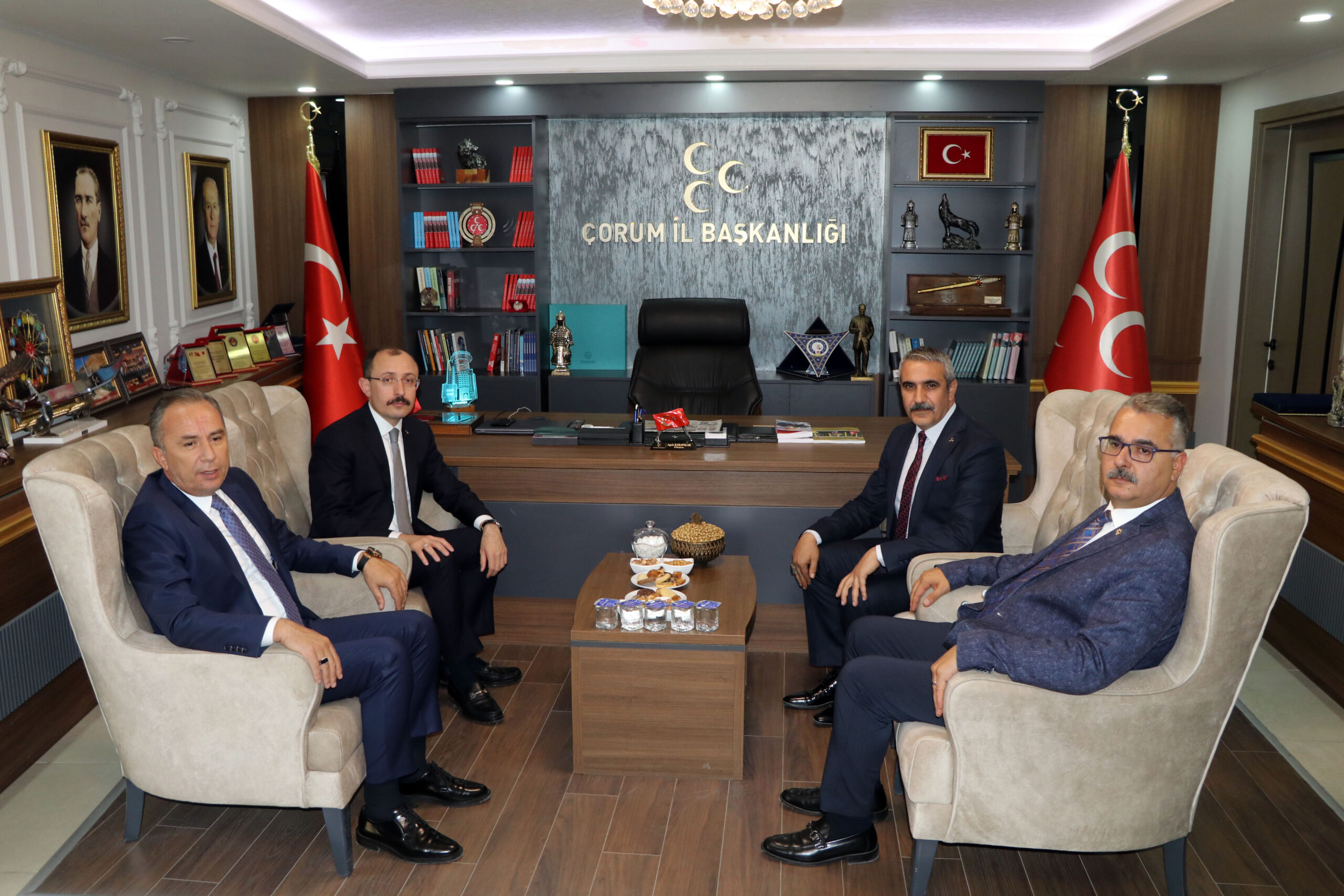 Ticaret Bakanı Mehmet Muş, Çorum’da ziyaretlerde bulundu
