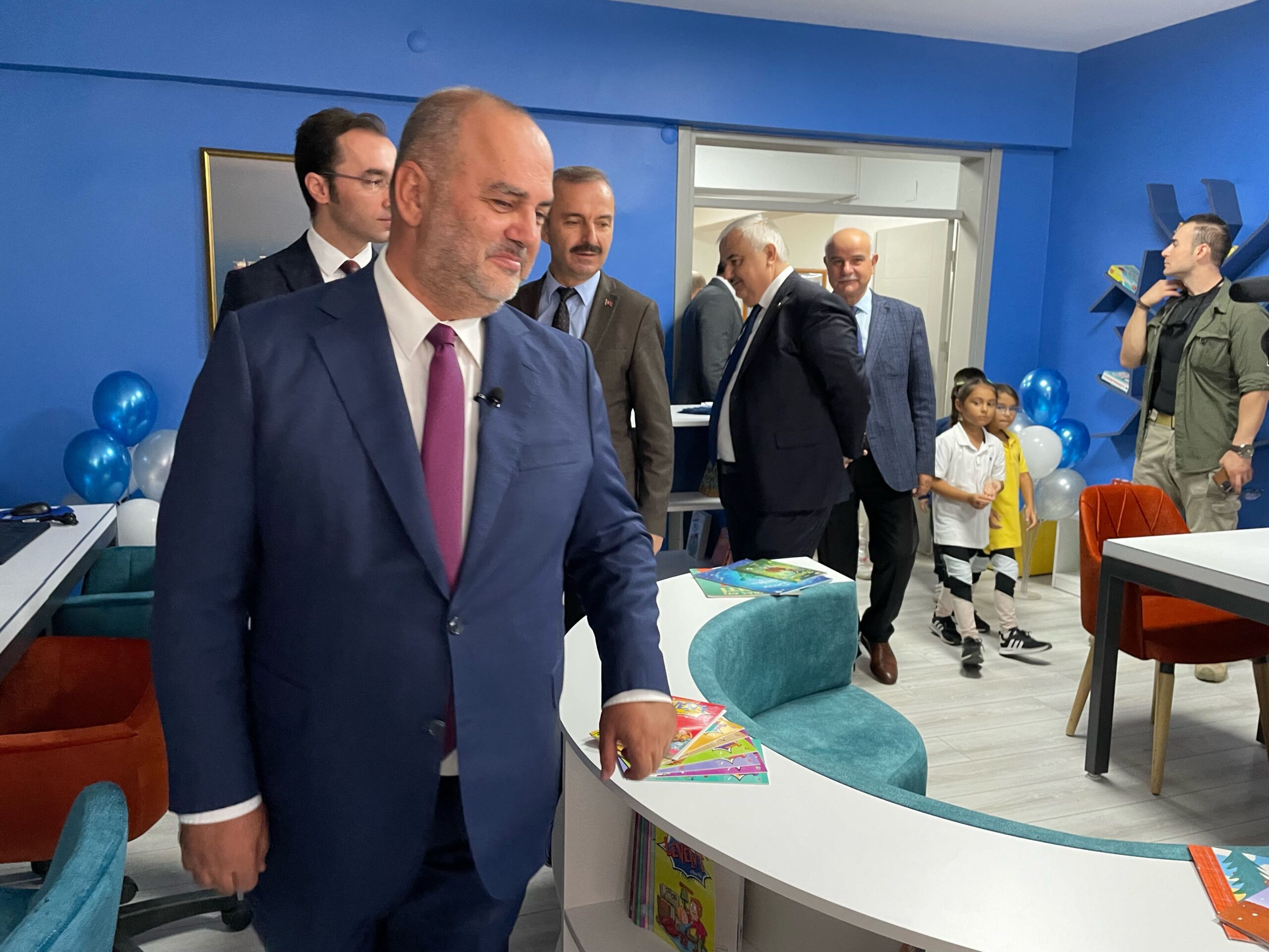 TPAO’nun Zonguldak’taki ilkokulda yenilediği kütüphane ve sınıflar törenle açıldı