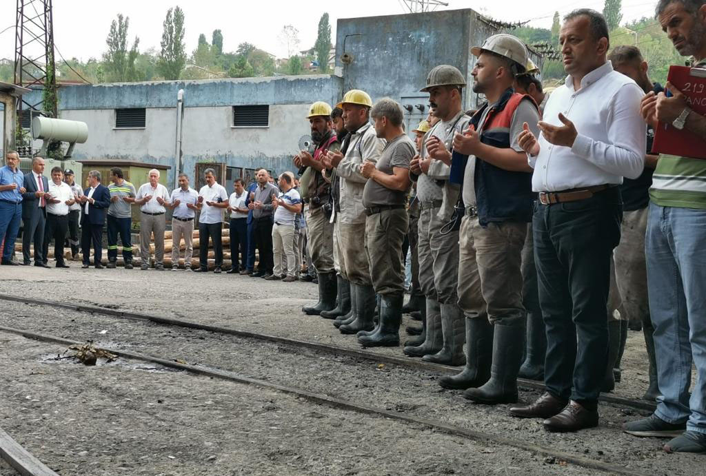 TTK’ye ait maden ocağının yeni panosunda üretime başlandı