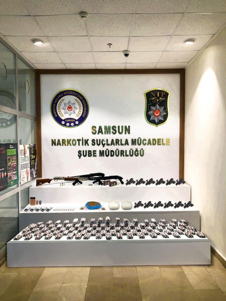 Samsun’da “Kökünü Kurutma Operasyonu”nda 94 şüpheli yakalandı