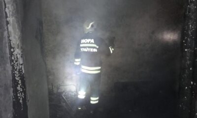 Artvin’de evde çıkan yangında 5 çocuk dumandan etkilendi