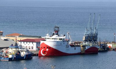 “Barbaros Hayrettin Paşa” sismik araştırma gemisi Trabzon Limanı’na geldi