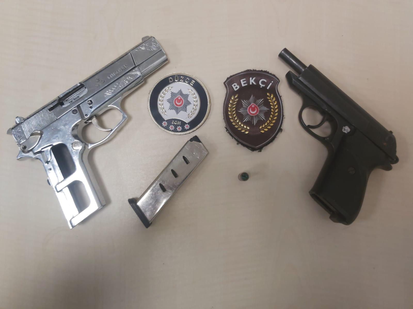 Düzce’de huzur operasyonlarında yakalanan 6 zanlı tutuklandı