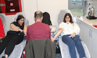 Havza’da KYK Kız Öğrenci Yurdu’nda kan bağışı kampanyası