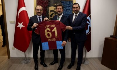 Macaristan’ın Ankara Büyükelçisi Viktor Matis’ten Trabzonspor’a ziyaret