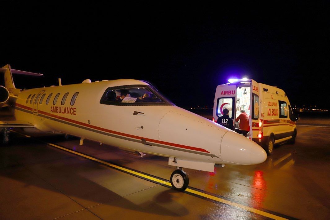 Ordu’da yenidoğan bebek ambulans uçakla İstanbul’a sevk edildi