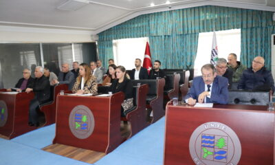 Ünye Belediyesi kasım ayı olağan meclis toplantısı yapıldı