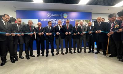 Bakan Karaismailoğlu, Amasya Merzifon Havalimanı yeni terminal binasının açılışını yaptı: