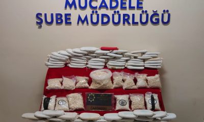 Bolu’da biber çuvallarına gizlenmiş 35 kilo 400 gram esrar ele geçirildi