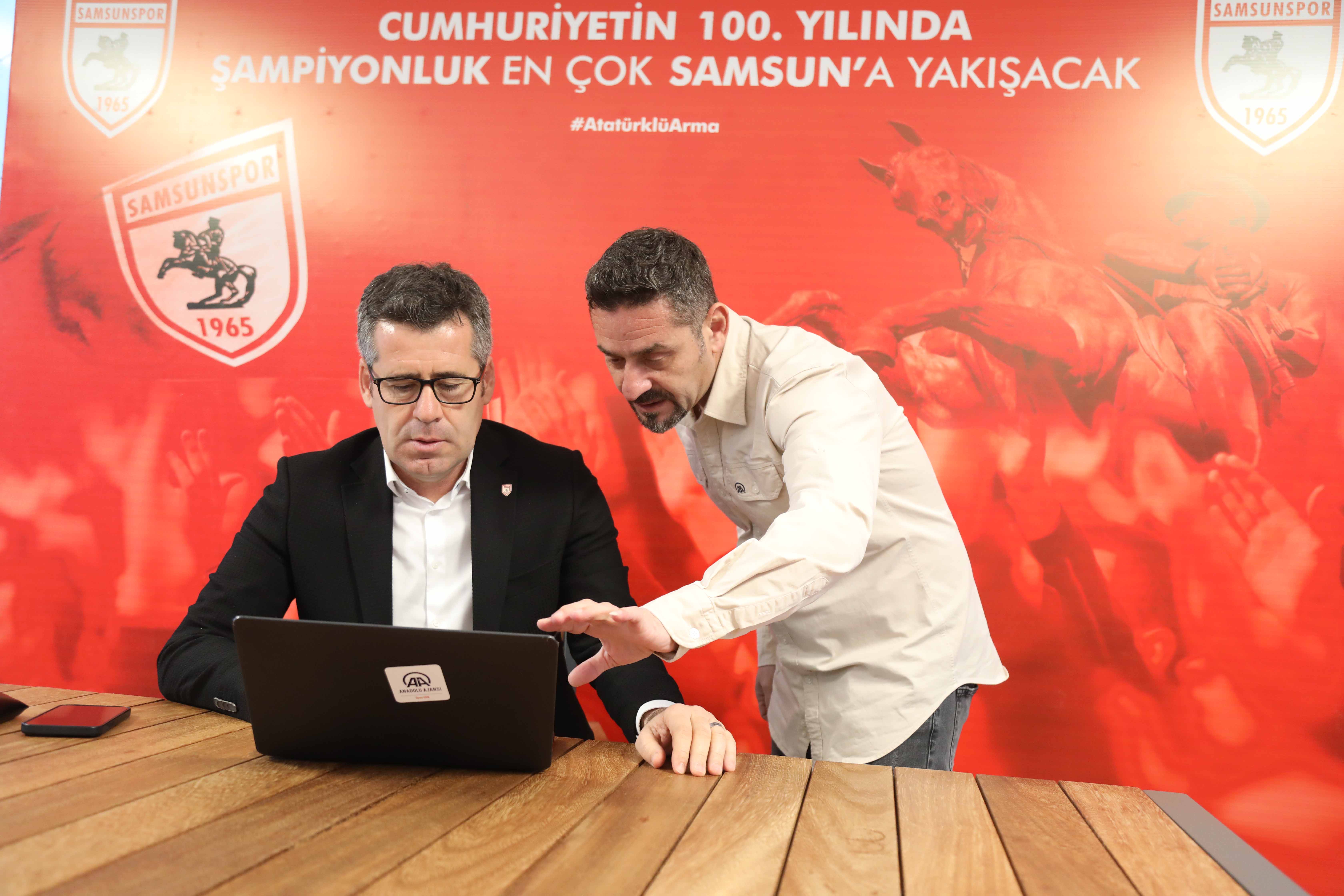 Samsunspor Teknik Direktörü Eroğlu, AA’nın “Yılın Fotoğrafları” oylamasına katıldı