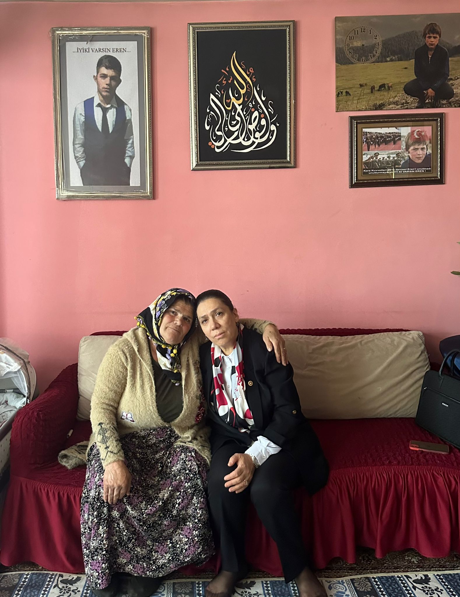 Şehit Eren’lerin anneleri Trabzon’da bir ara geldi