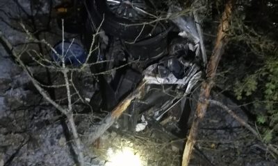 Bolu’da şarampole yuvarlanan otomobildeki 2 kişi yaralandı