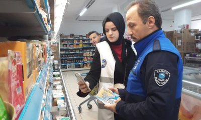 Samsun’da zabıta ekipleri marketleri denetledi