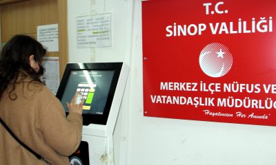 Sinop’ta nüfusmatik  vatandaşların hizmetine sunuldu