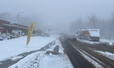 Zonguldak’ta kar ve sis ulaşımı olumsuz etkiledi